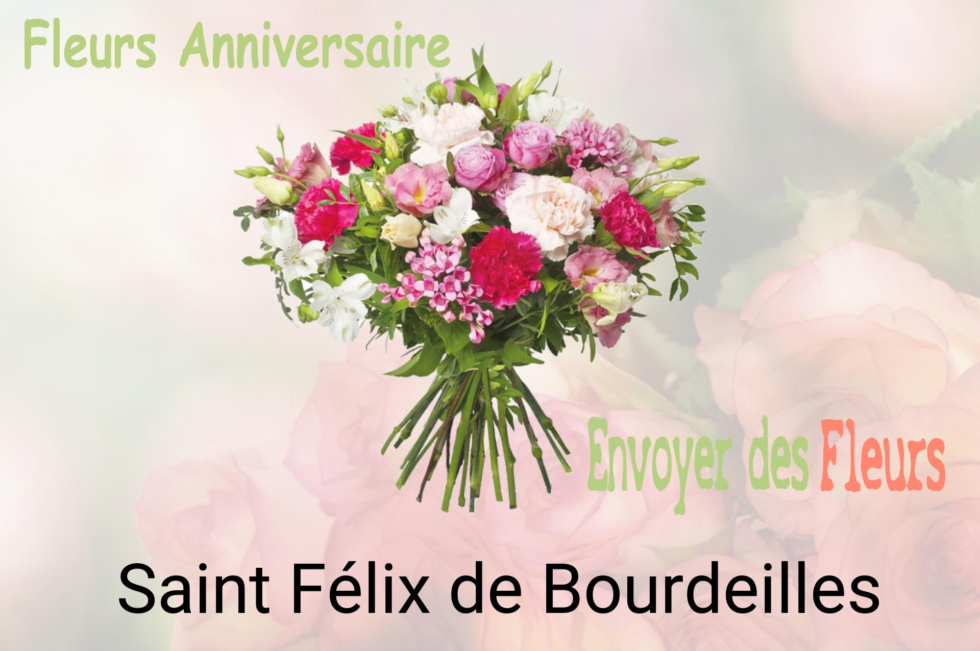 Bouquet de fleurs d’anniversaire livré à Saint-Félix-de-Bourdeilles