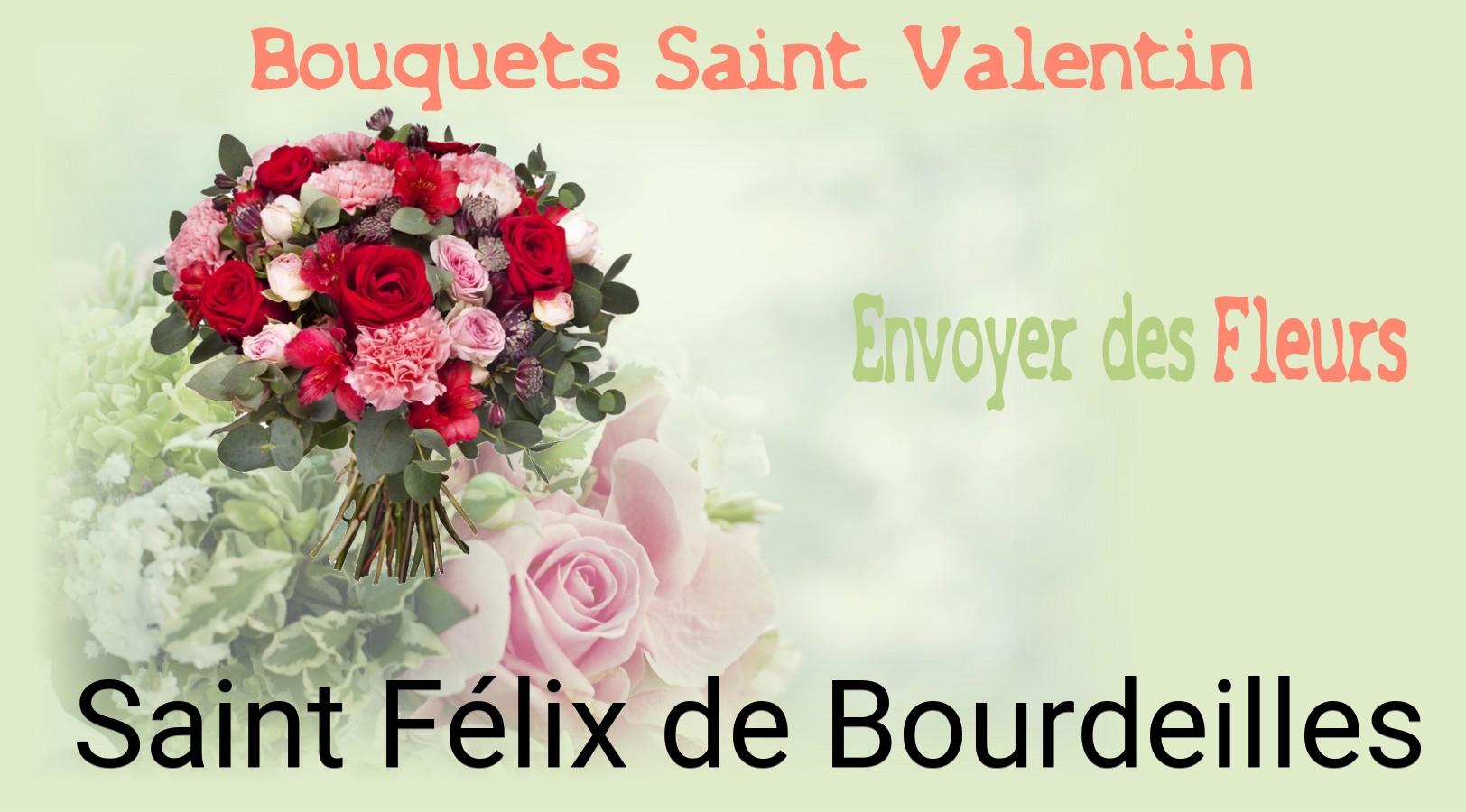Roses de Saint-Valentin livrées à Saint-Félix-de-Bourdeilles